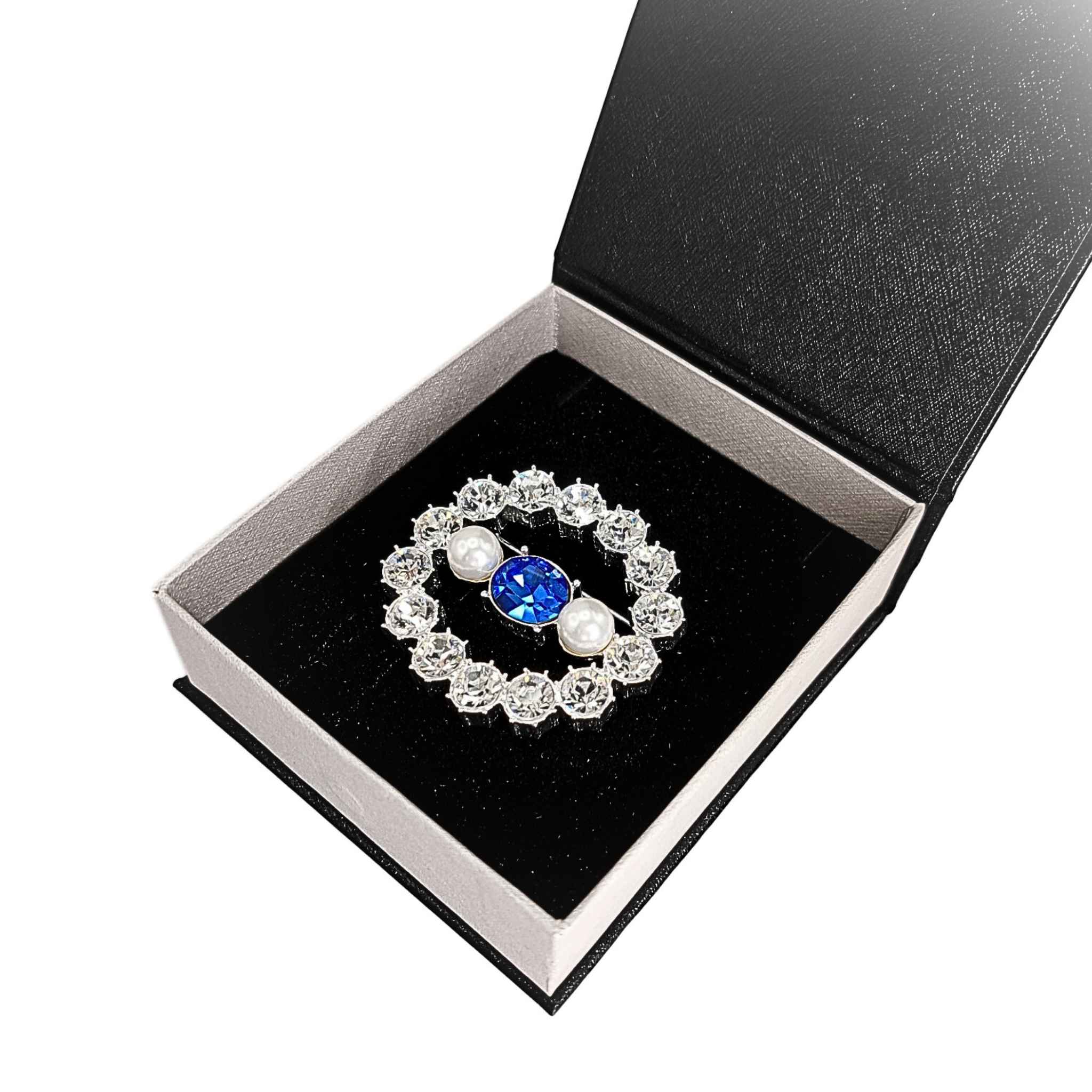 Imperial State Crown Detail Brooch boxed
