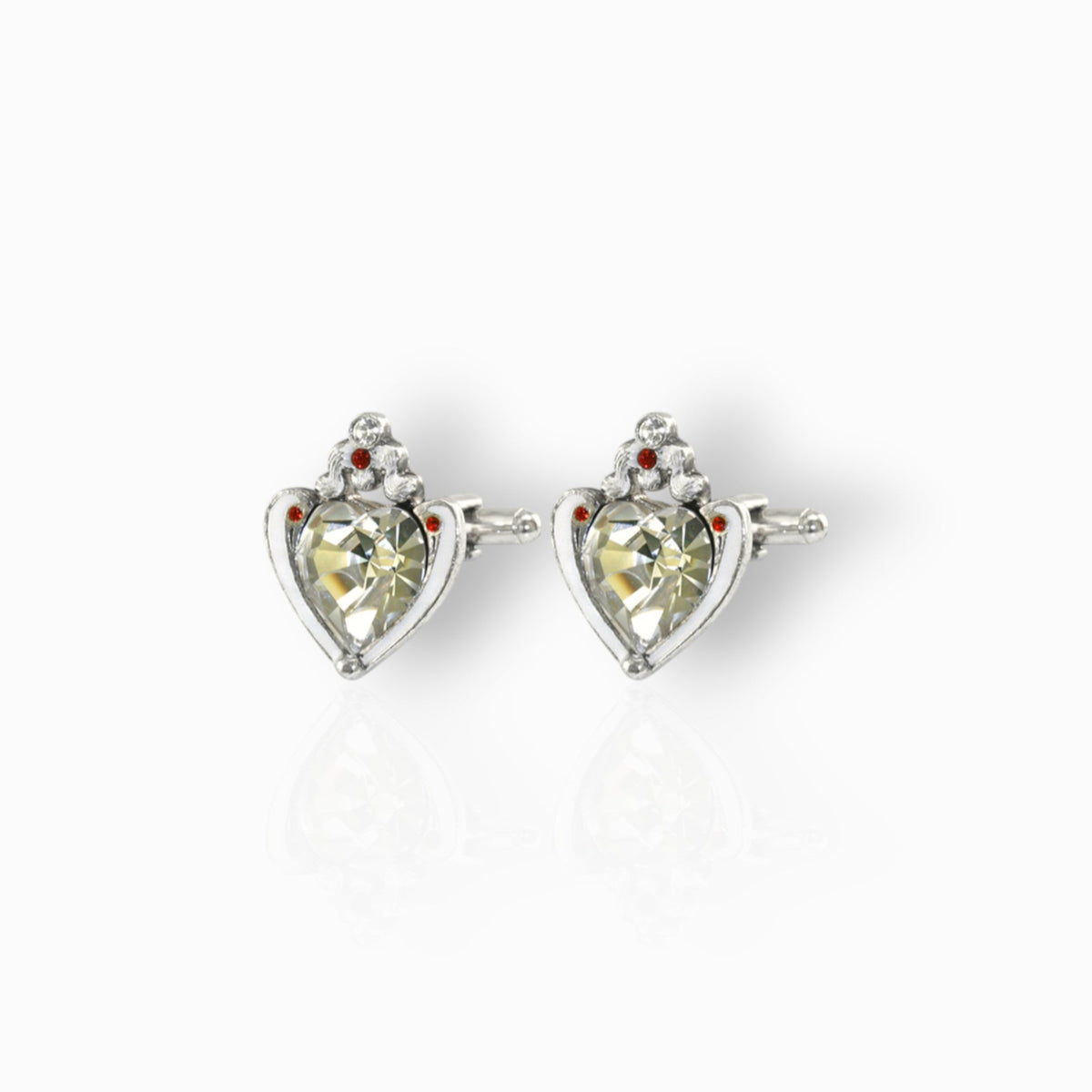 The Sovereign's Sceptre - Cufflinks on a white background.