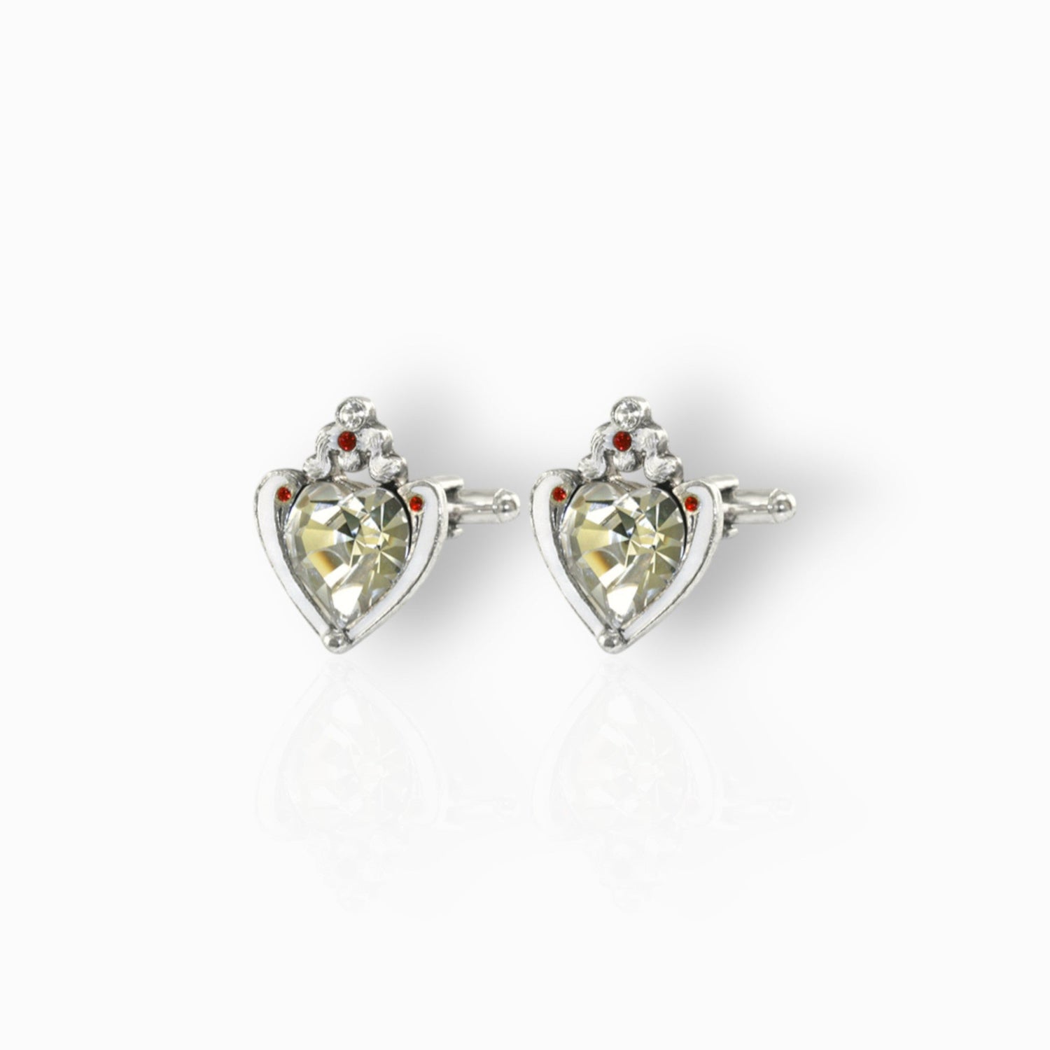 The Sovereign's Sceptre - Cufflinks on a white background.
