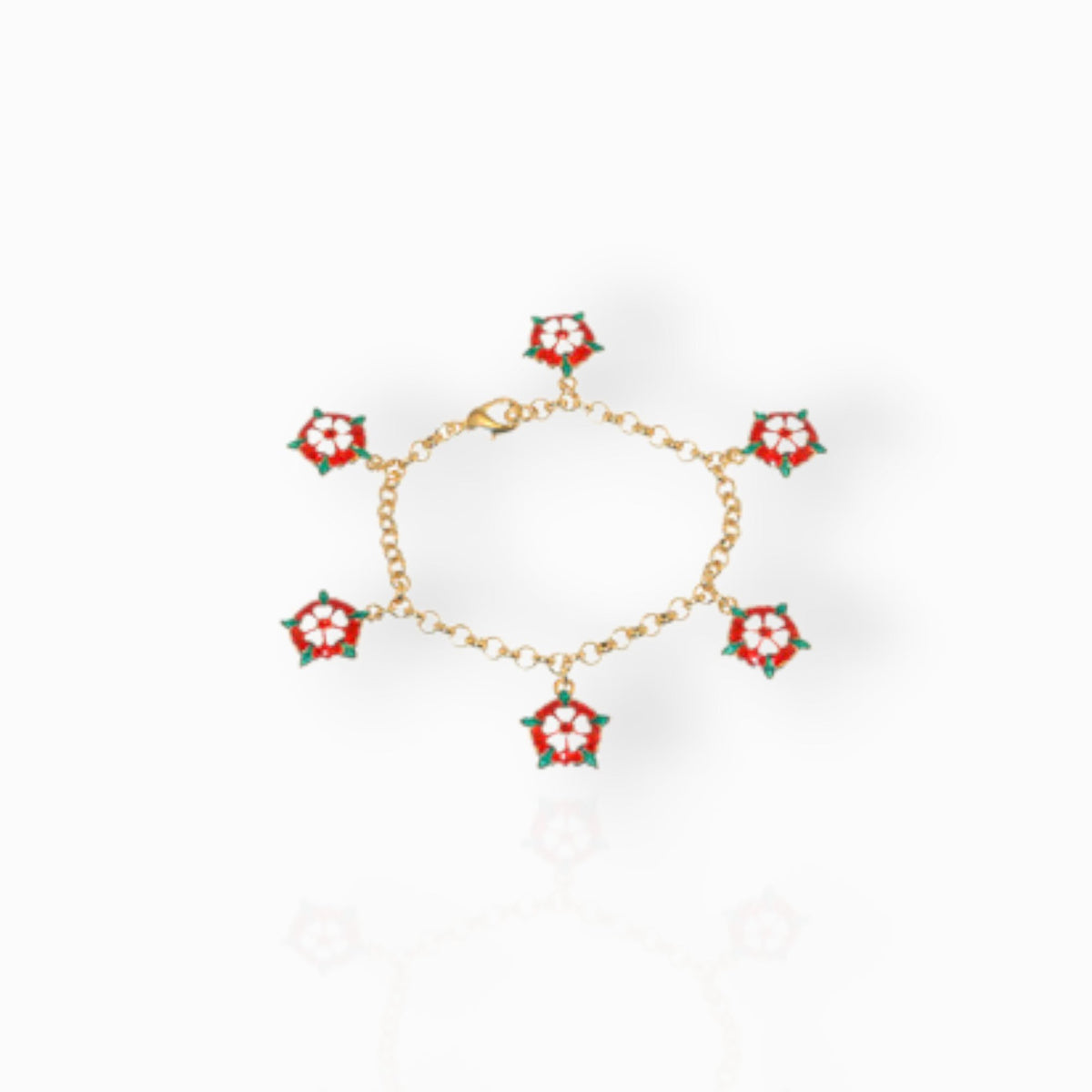Tudor Rose - Bracelet on a white background.