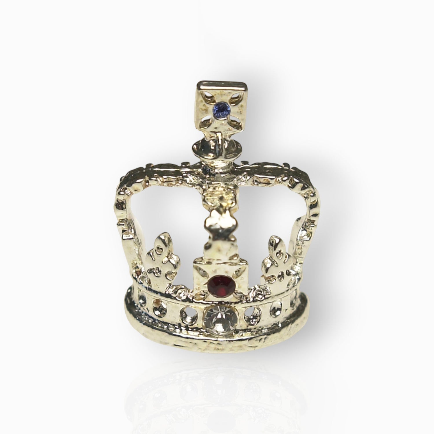 Imperial State Crown - Stud Pin on a white background.
