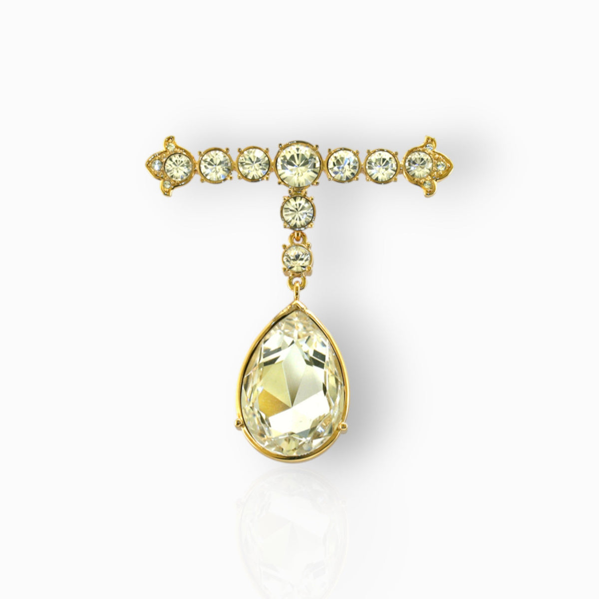 The Star of Africa - Brooch on a white background.