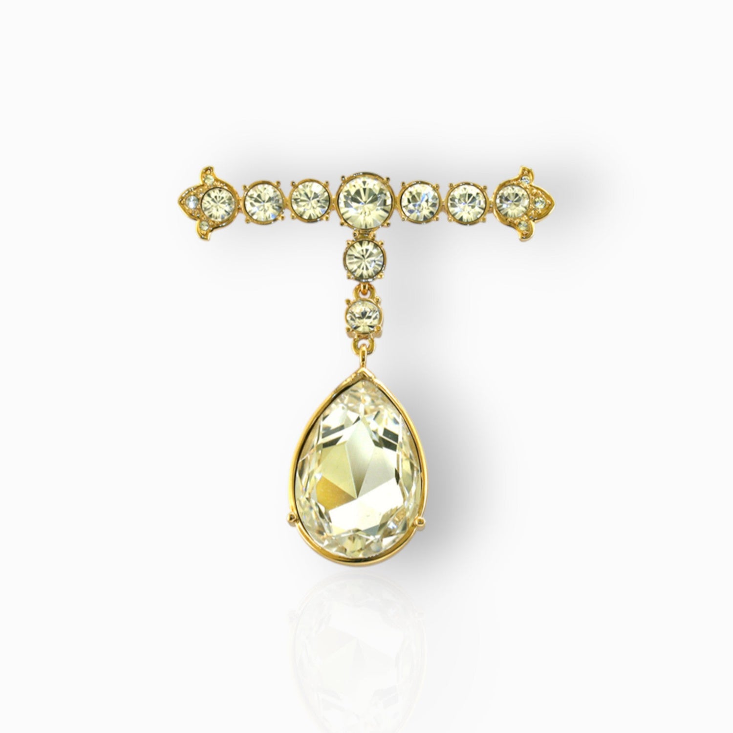 The Star of Africa - Brooch on a white background.