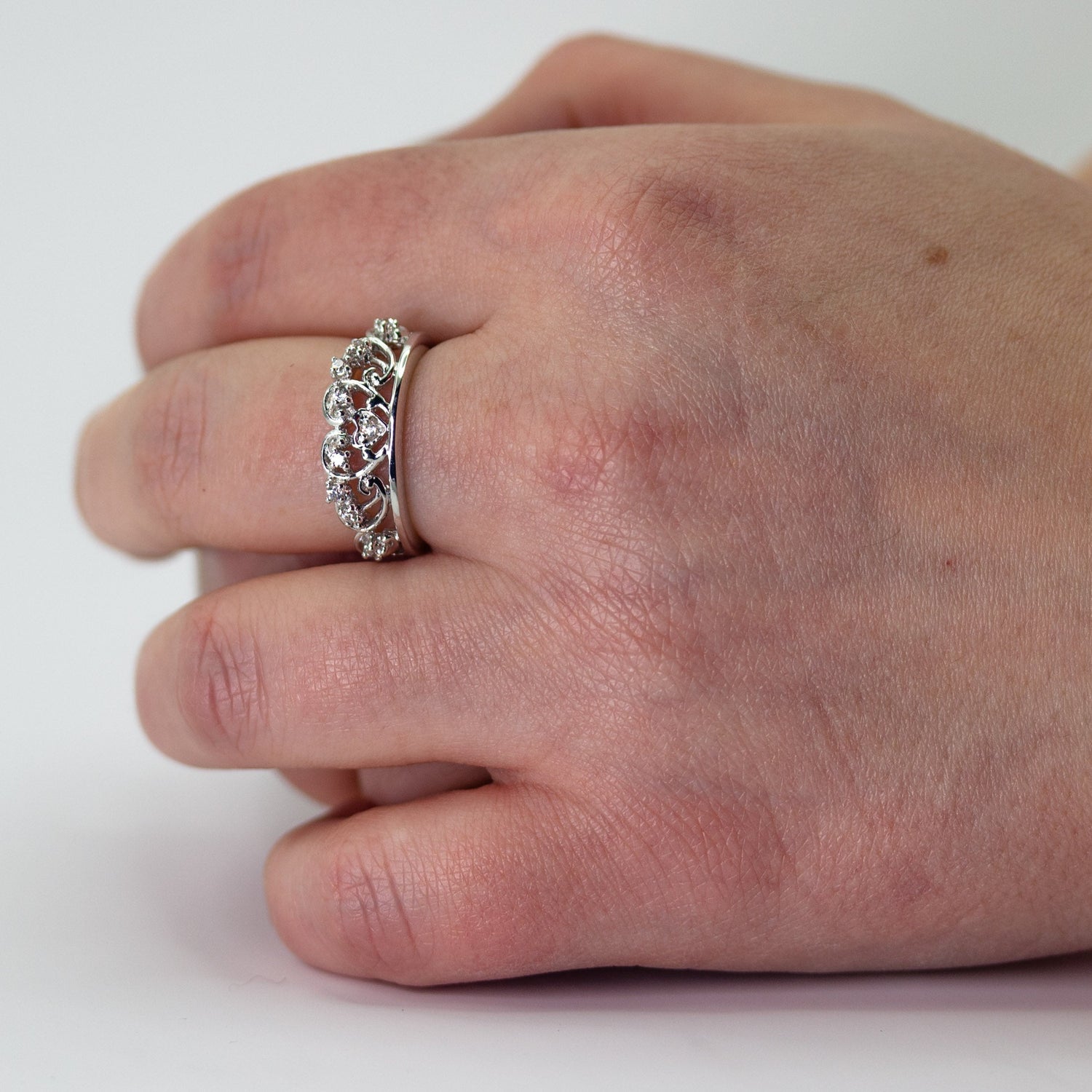 Spencer Tiara Ring Diamonds