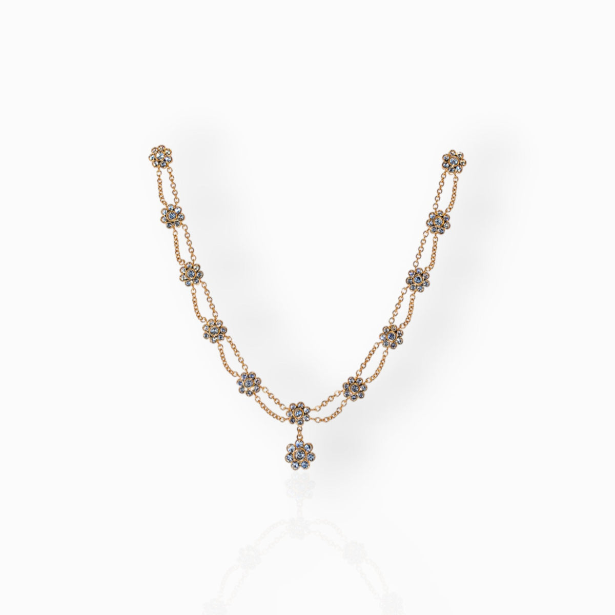Tudor Rose - Necklace on a white background.