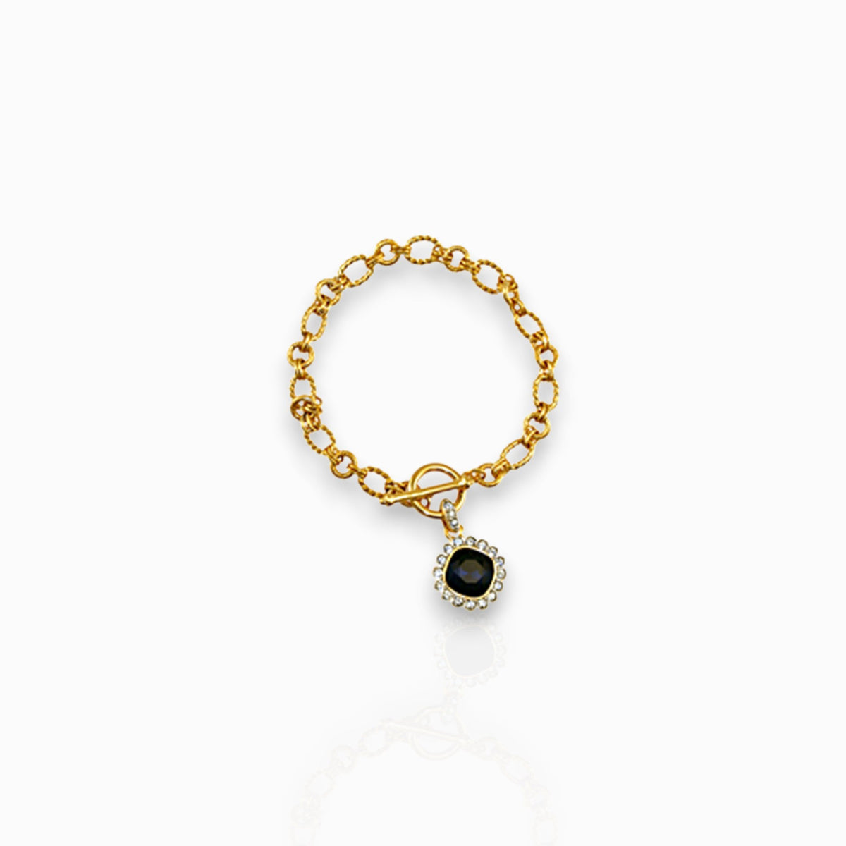 Ava Gardner Sapphire - Bracelet on a white background.