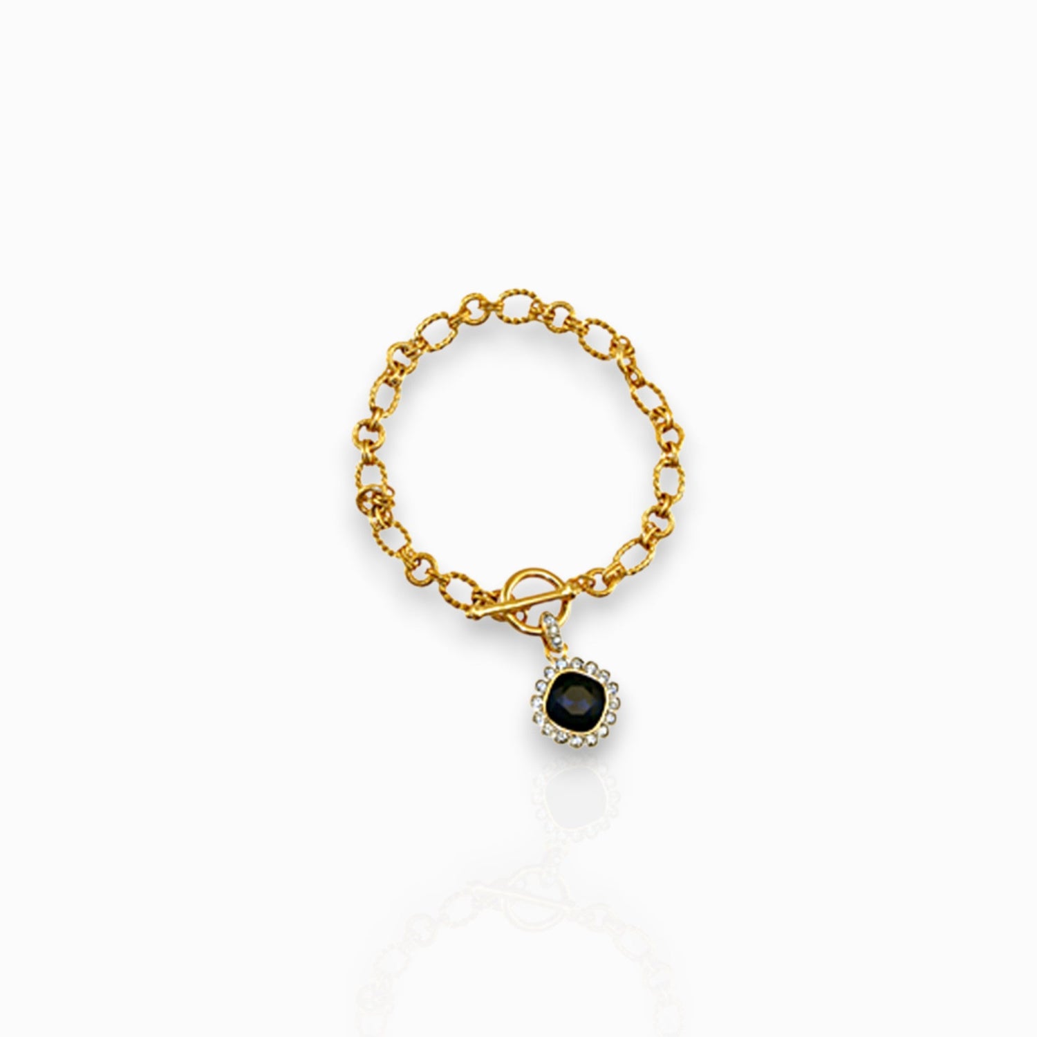 Ava Gardner Sapphire - Bracelet on a white background.