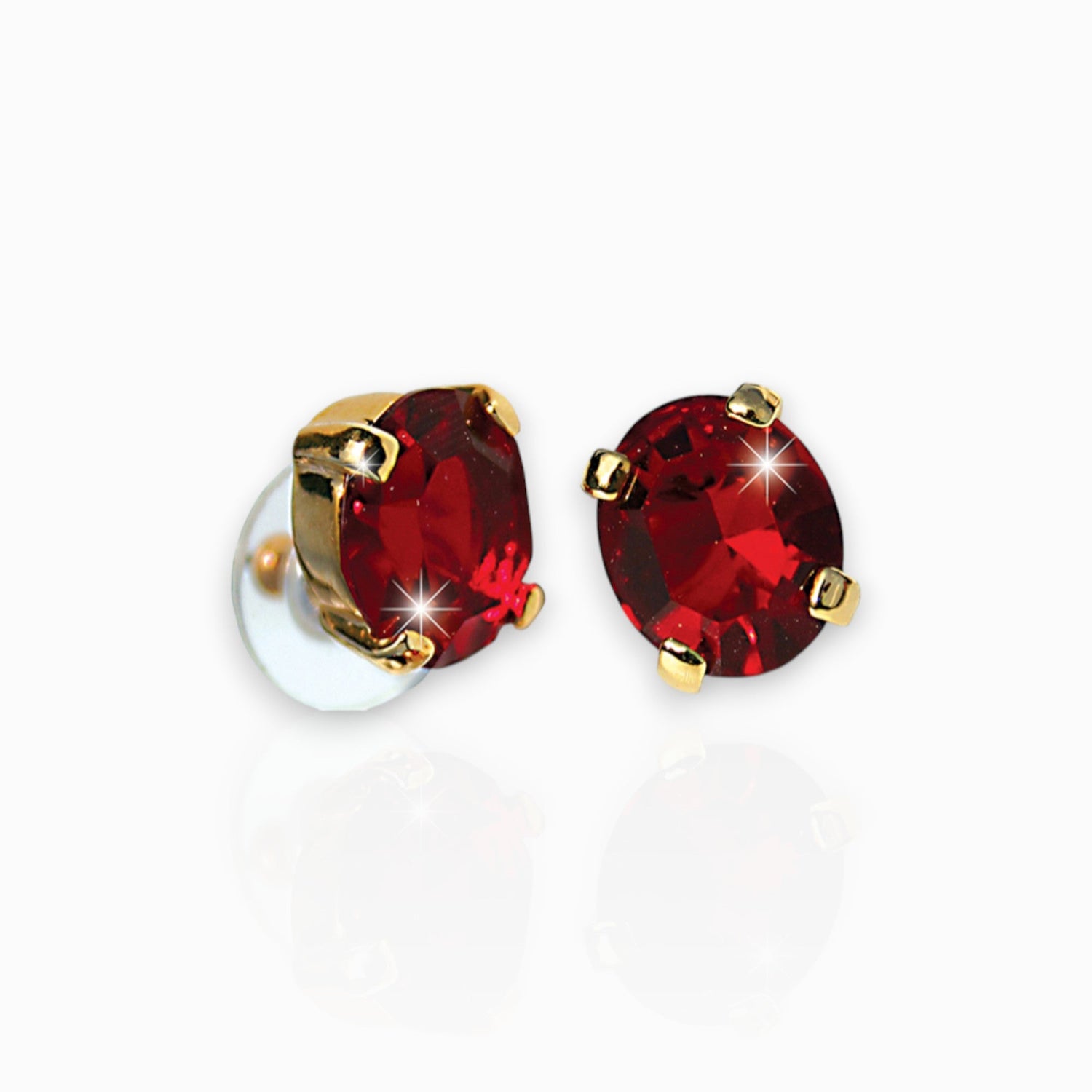 Julia Roberts - Ear Studs on a white background.