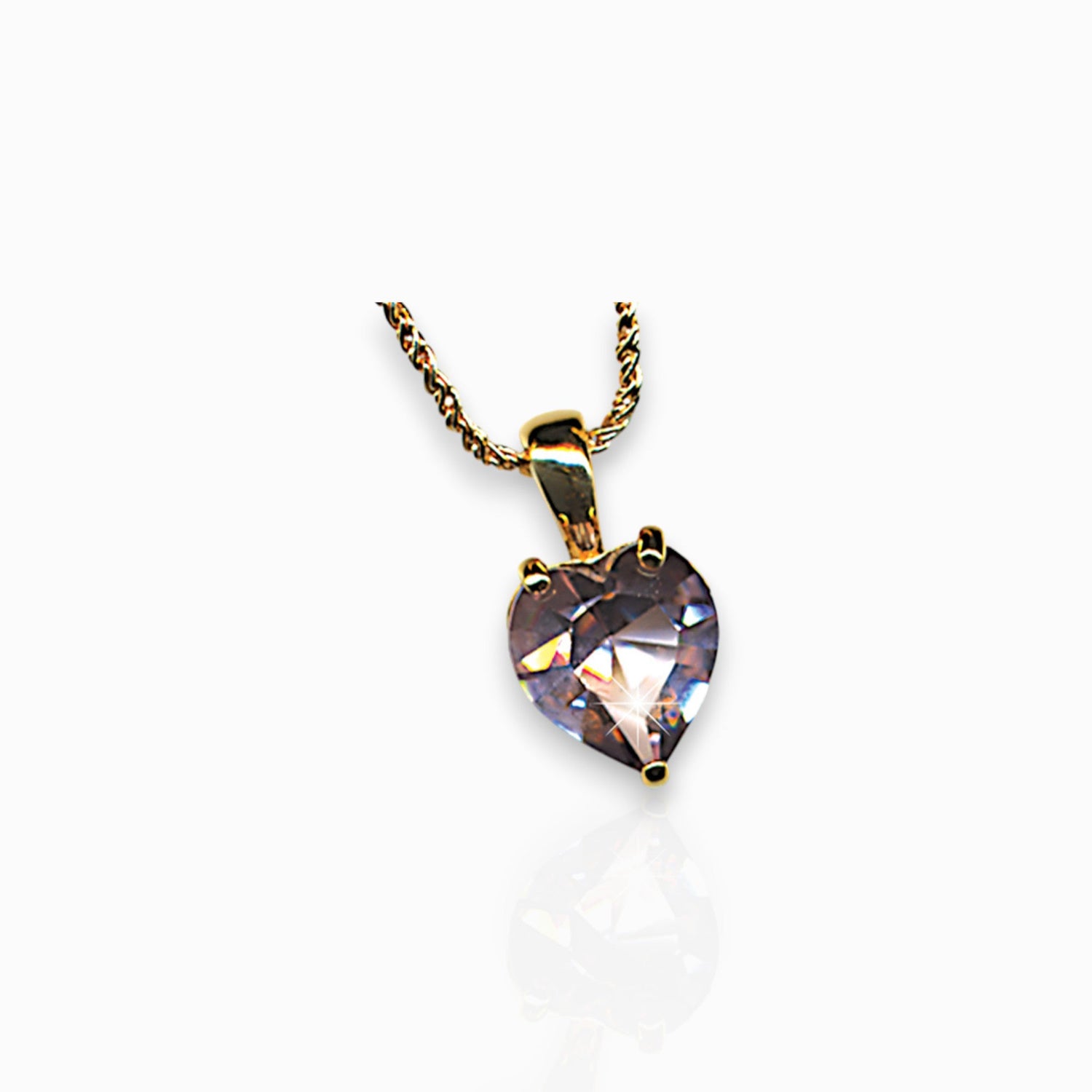 Rose Heart - Pendant on a white background.