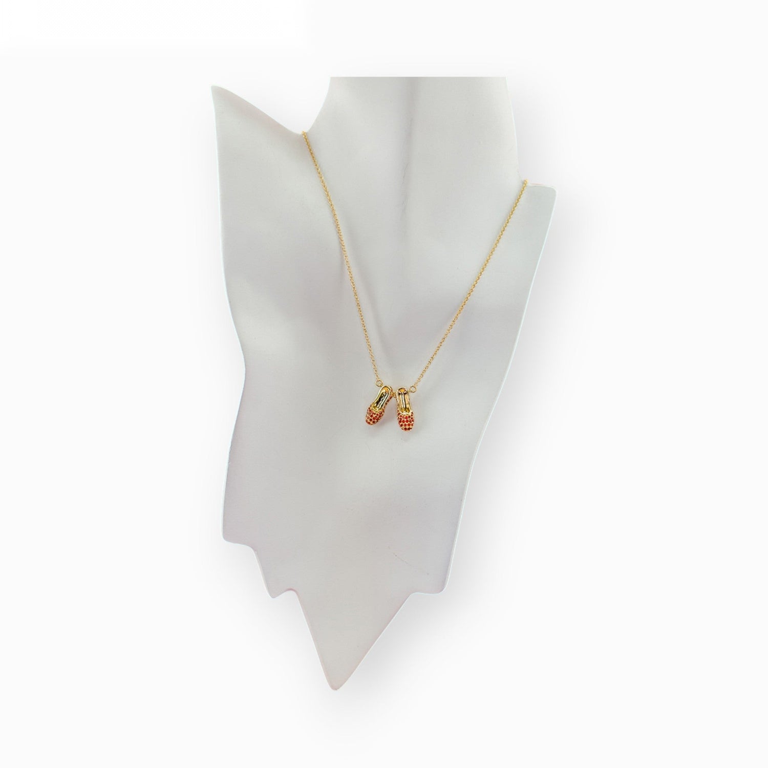 Wizard of Oz Dorothy Ruby Slippers - Necklace on a white background (photo 2)