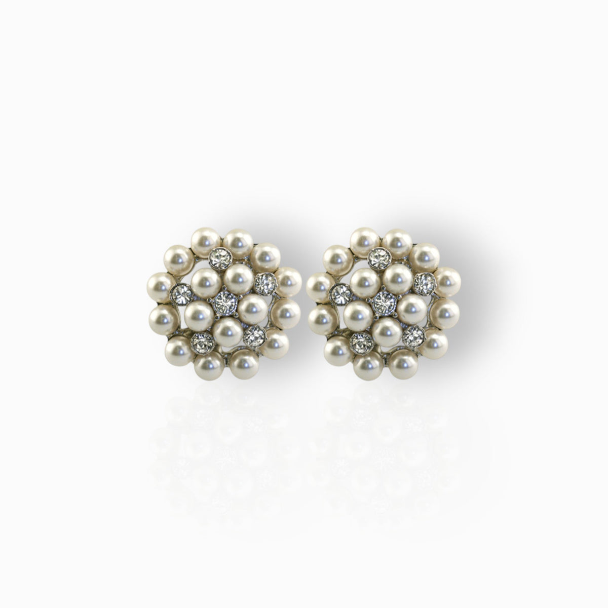 The Duchess of Windsor - Clip On Earrings on a white background.