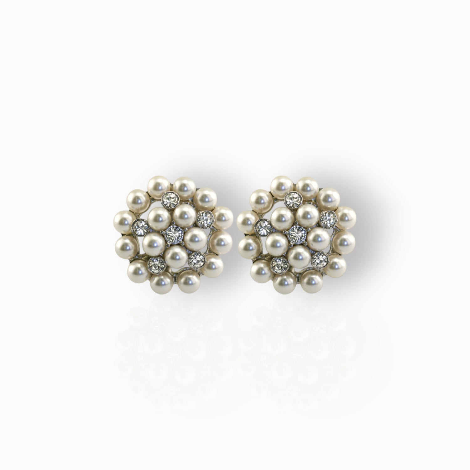 The Duchess of Windsor - Clip On Earrings on a white background.