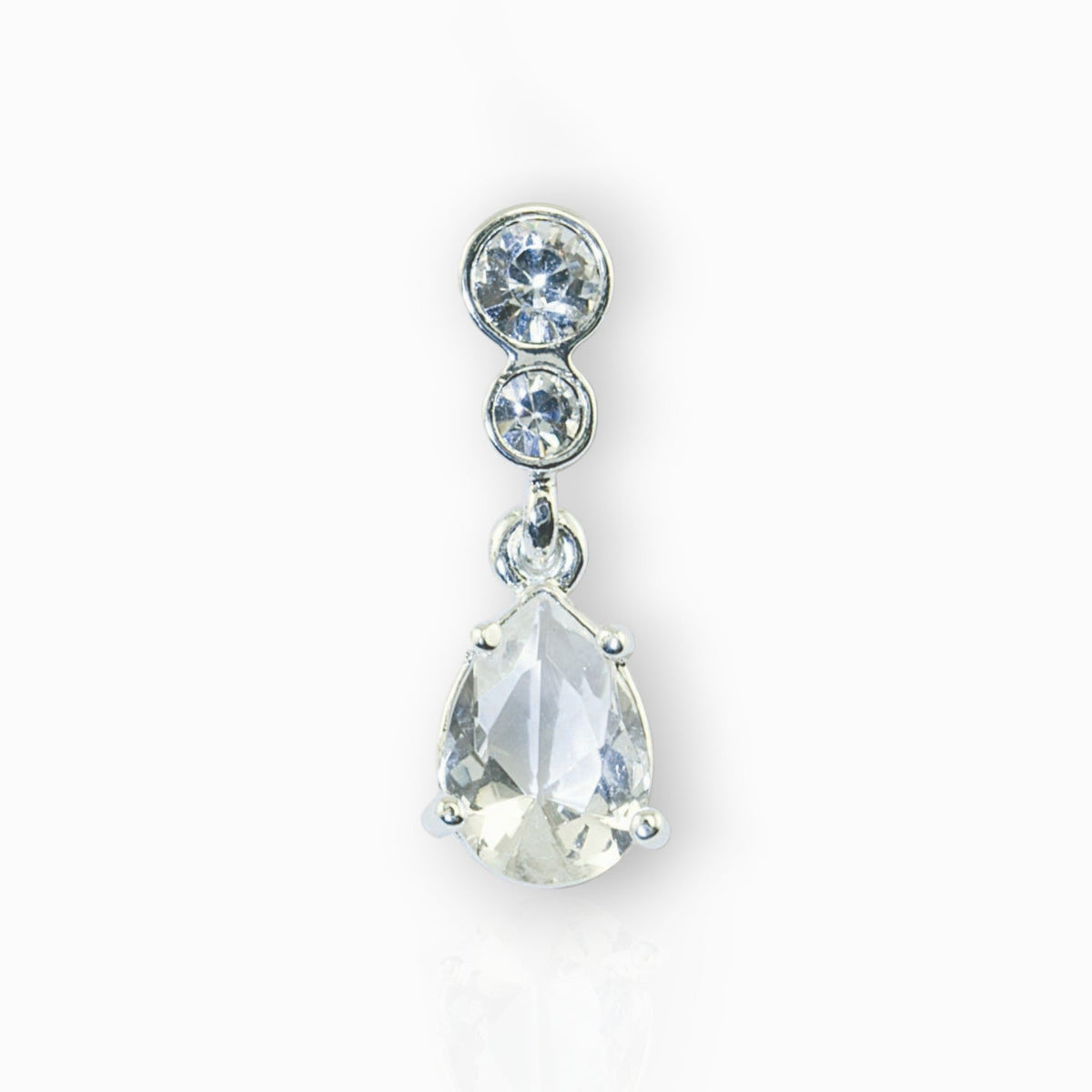 Queen Victoria's Collet - Earrings on a white background.