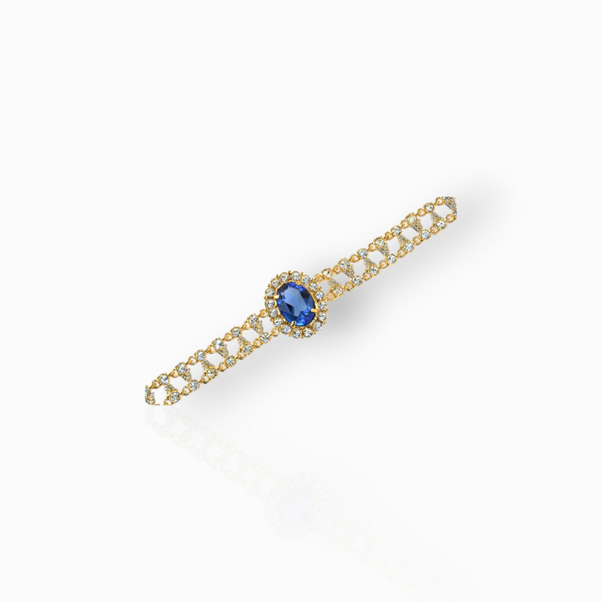 Sapphire Empress Josephine of France - Bracelet on a white background.