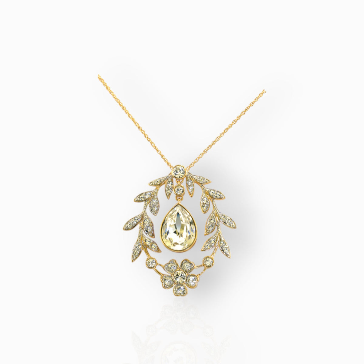 Queen Mary's Stomacher - Pendant on a white background.