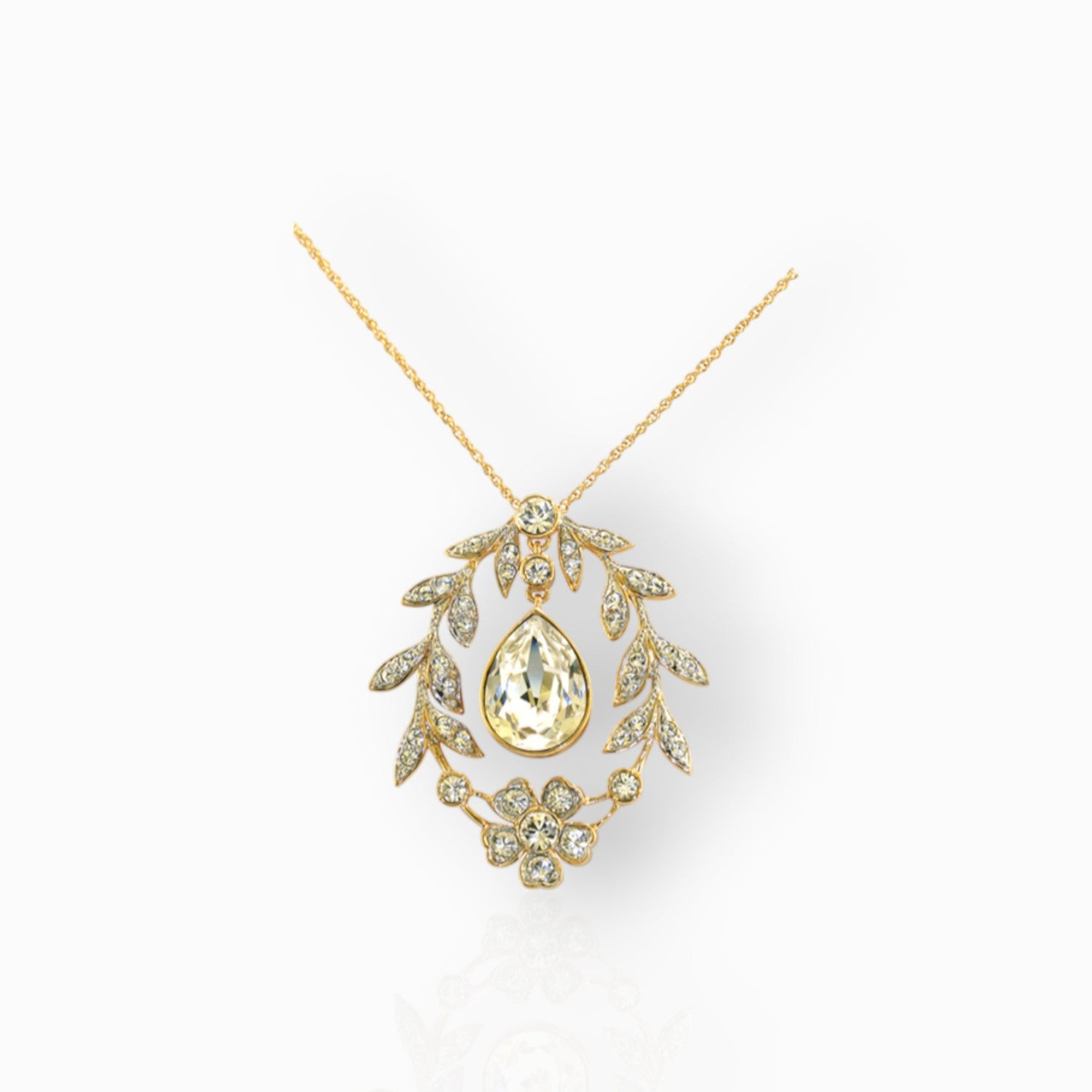 Queen Mary's Stomacher - Pendant on a white background.