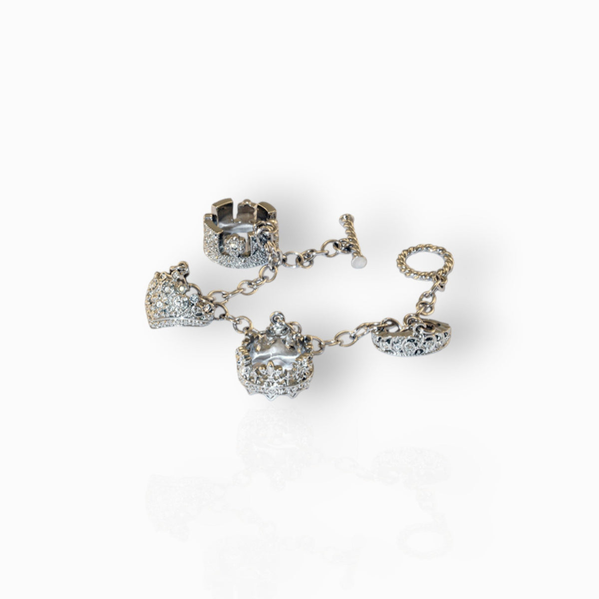 Four Tiara - Charm Bracelet on a white background.
