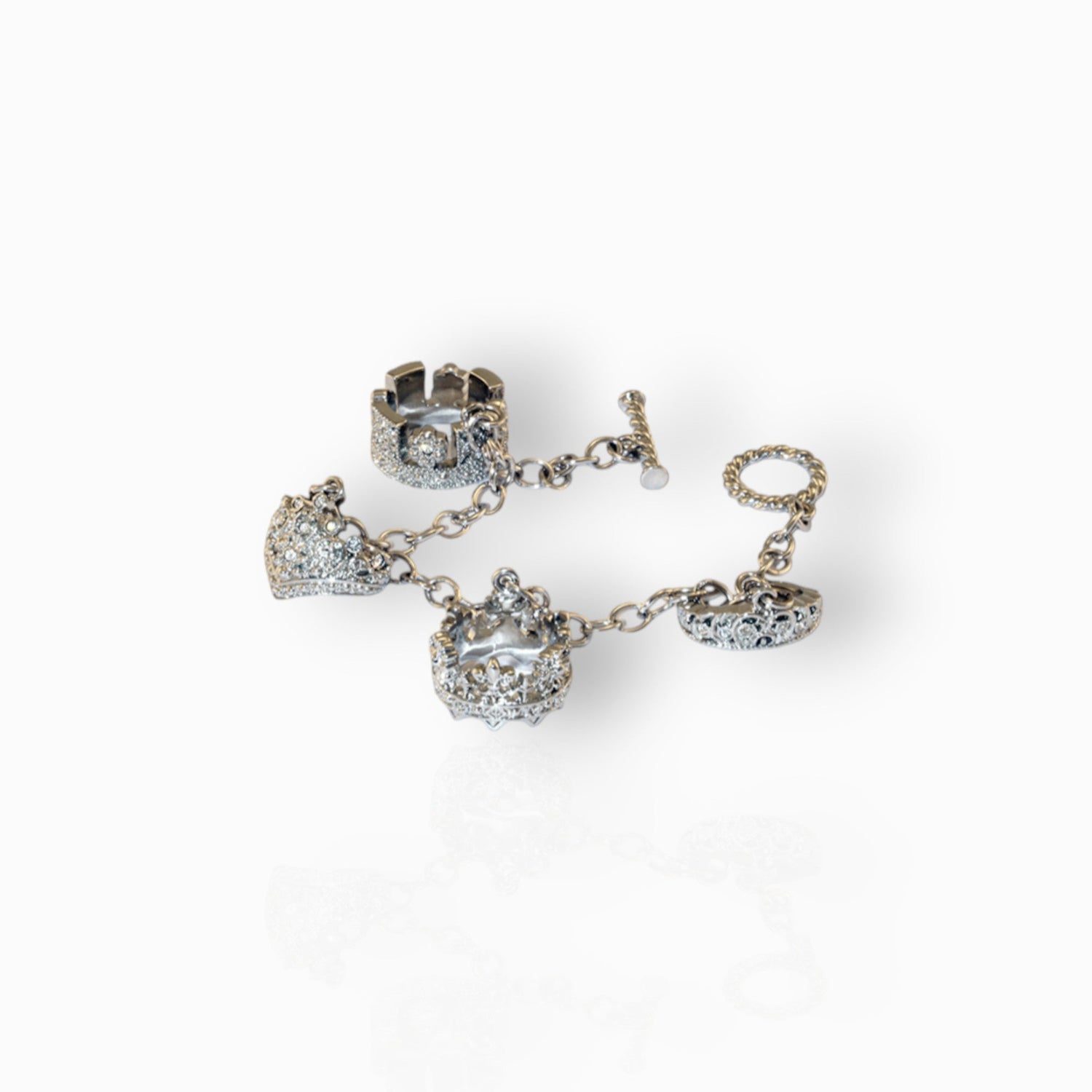 Four Tiara - Charm Bracelet on a white background.