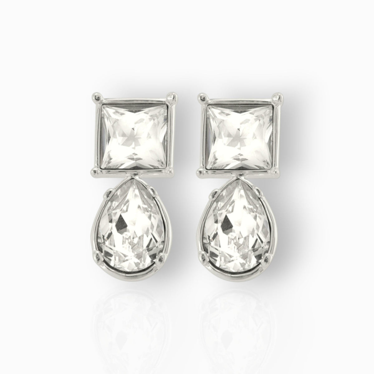 The Cullinan Diamond III & IV - Earrings on a white background.