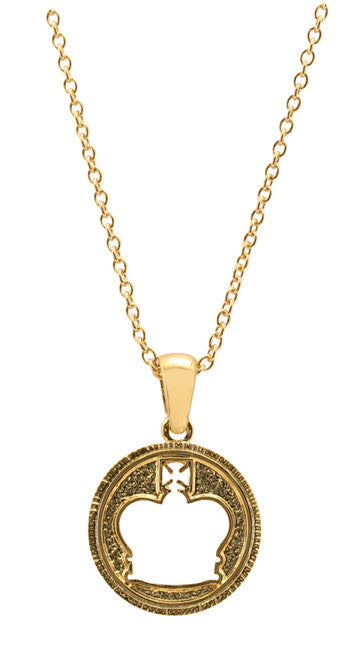 Crown Silhouette Pendant