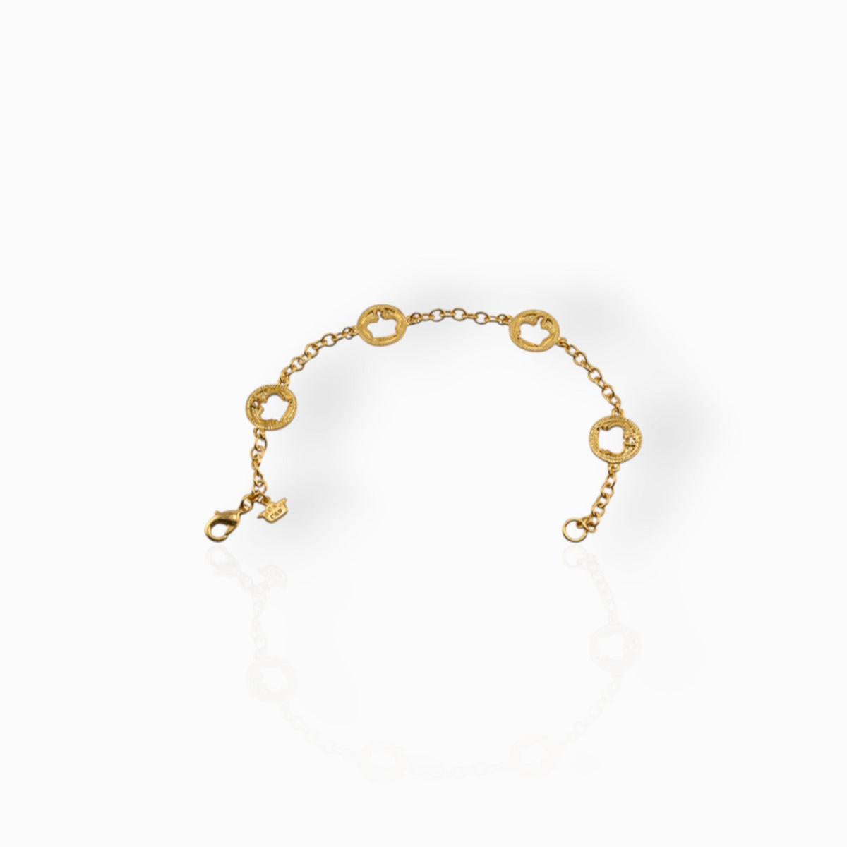 Crown Silhouette - Bracelet on a white background.
