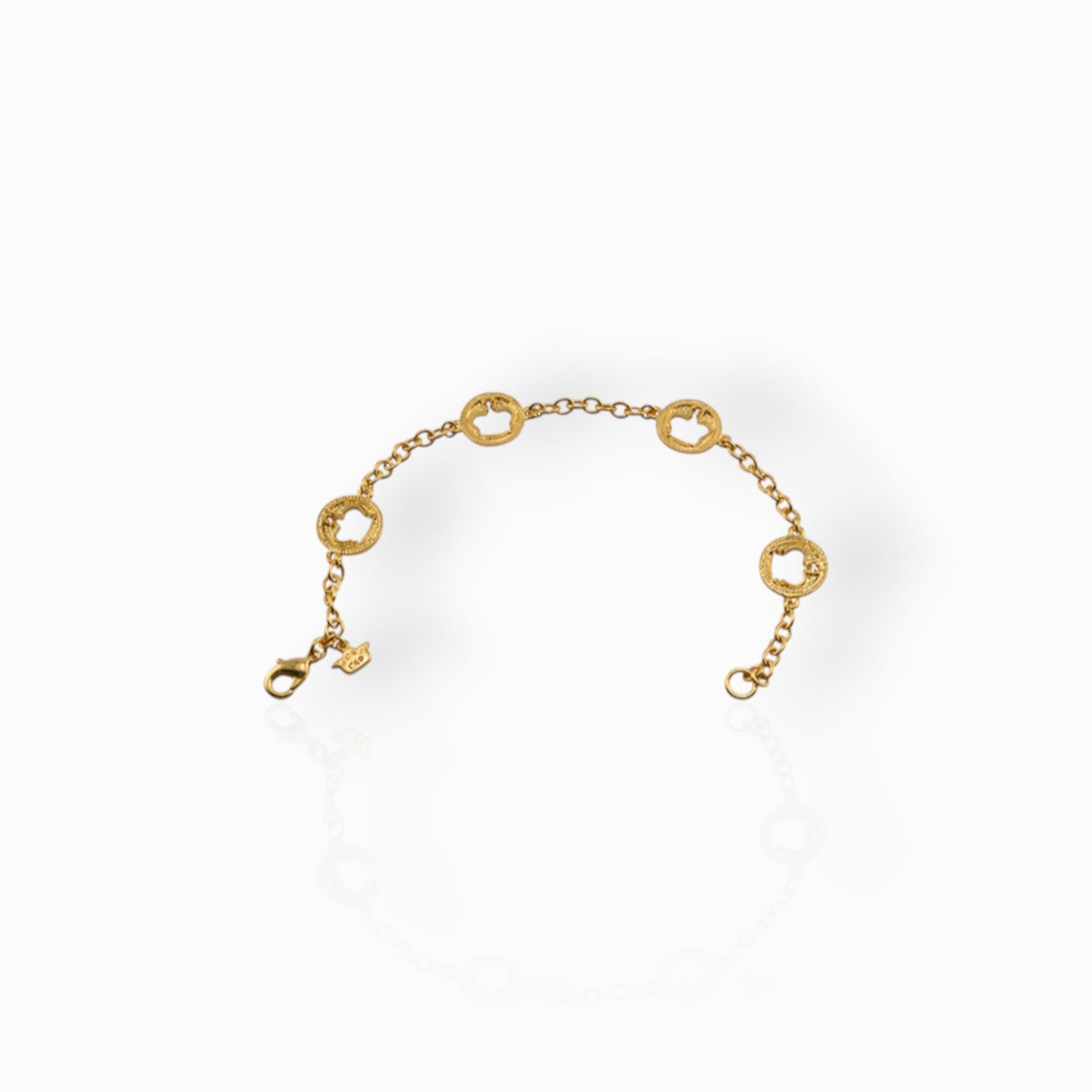 Crown Silhouette - Bracelet on a white background.