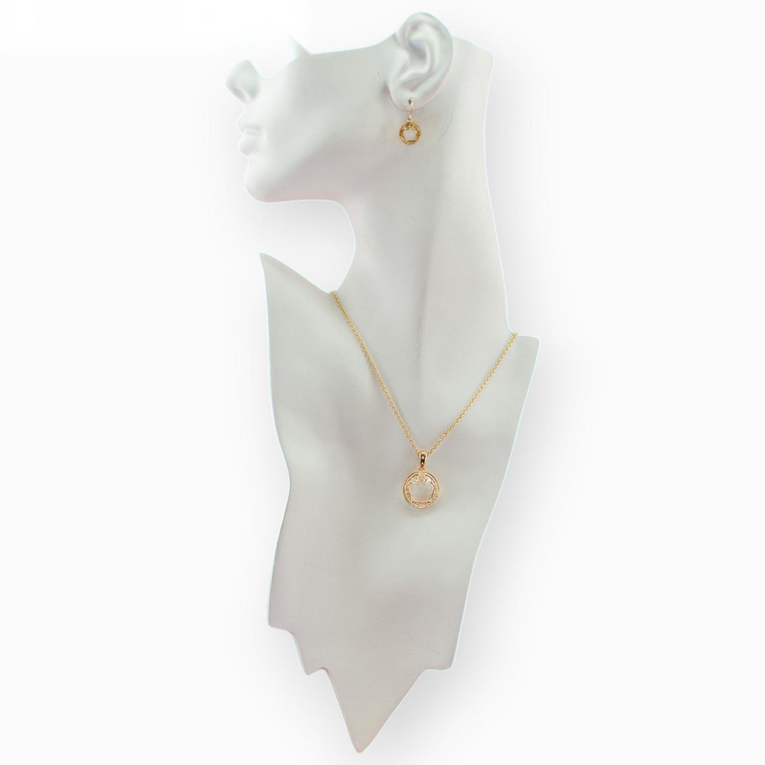 Crown Silhouette - Earrings on a white background (photo 2)