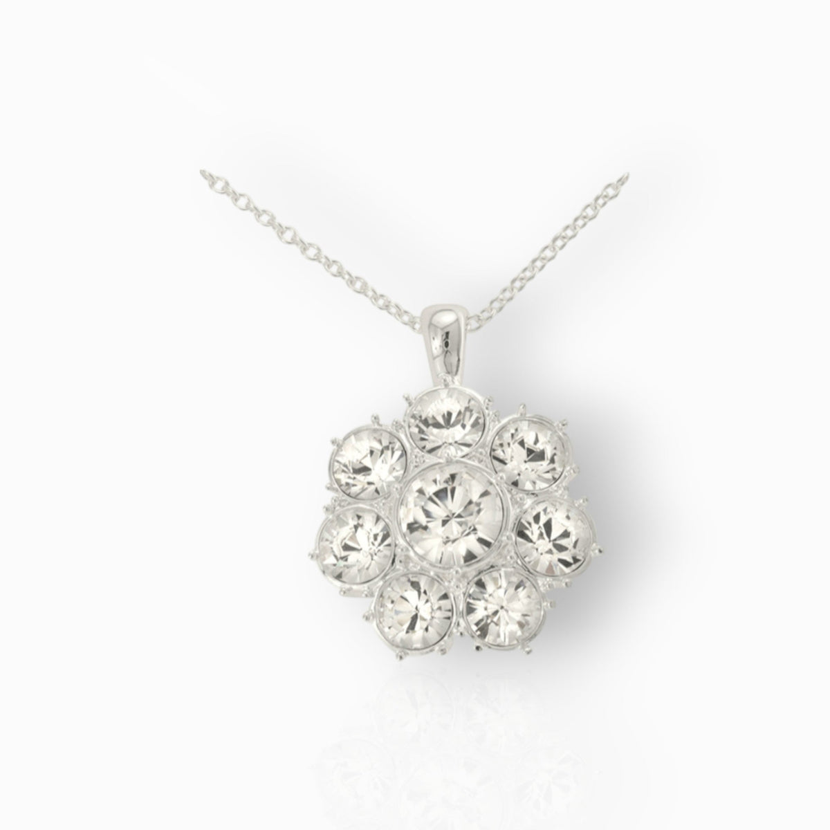 Queen Elizabeth II Floret - Pendant on a white background.