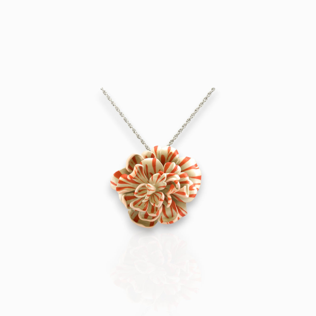 Carnation Large - Pendant on a white background.