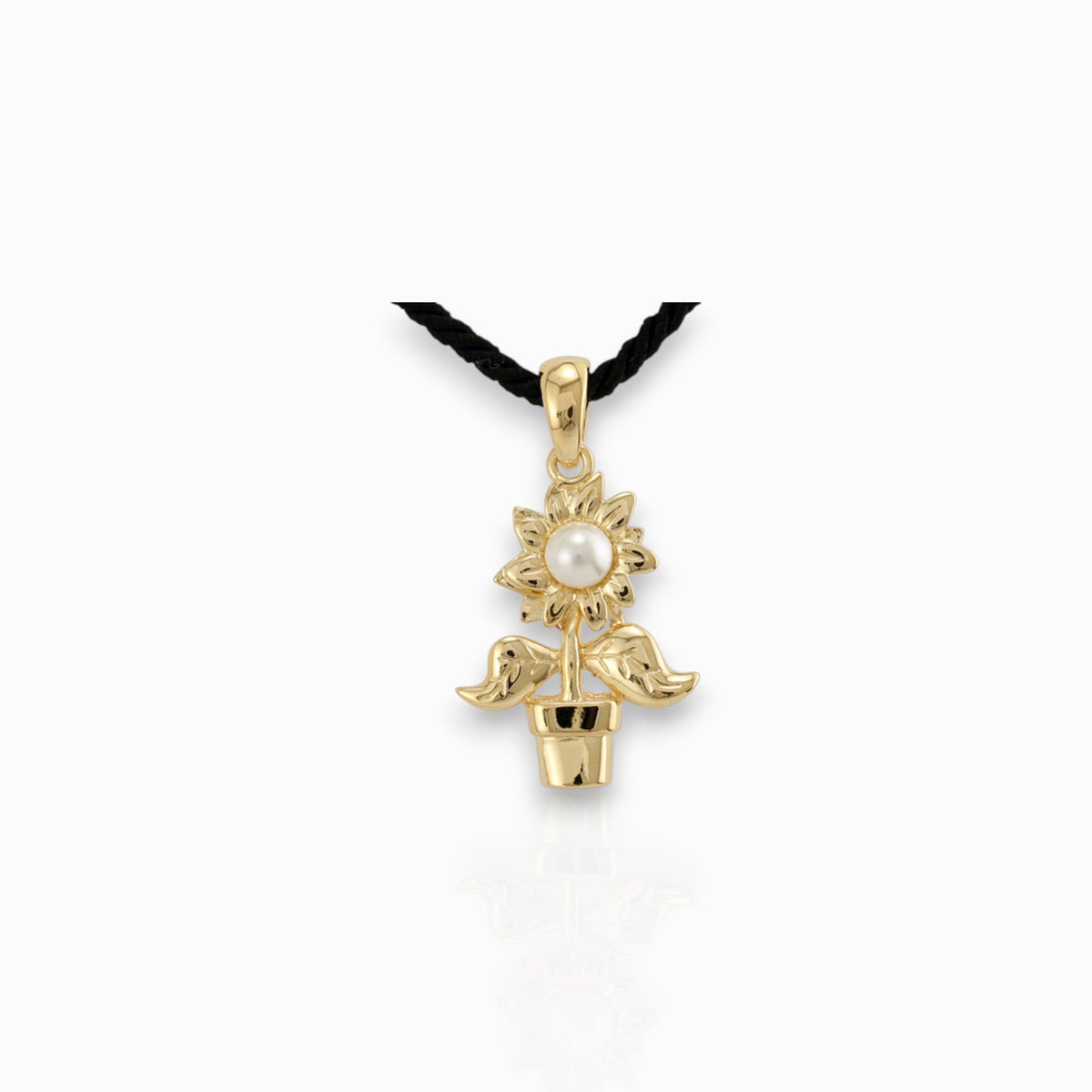 Flower Pot - Pendant on a white background.