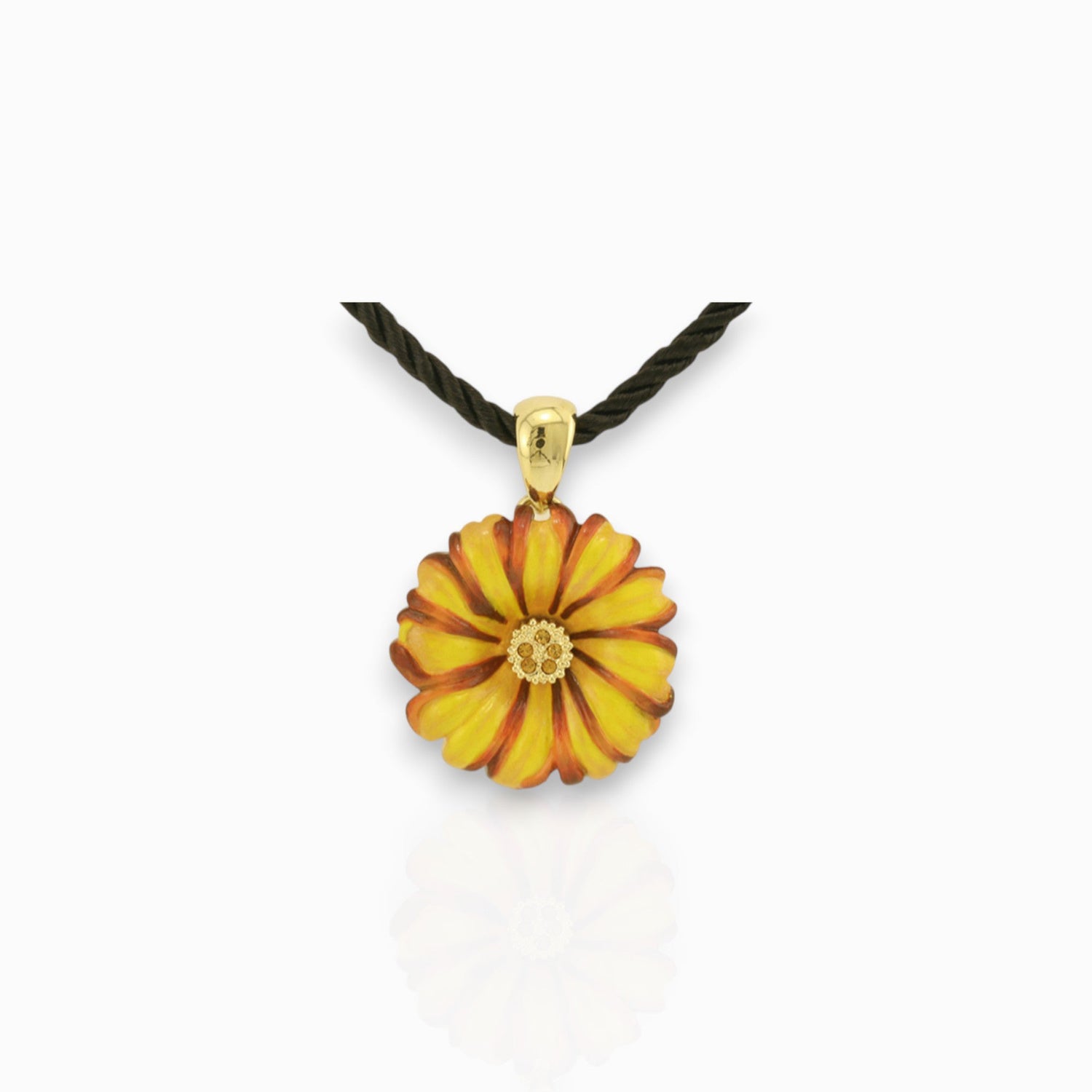 Marigold Small - Pendant on a white background.