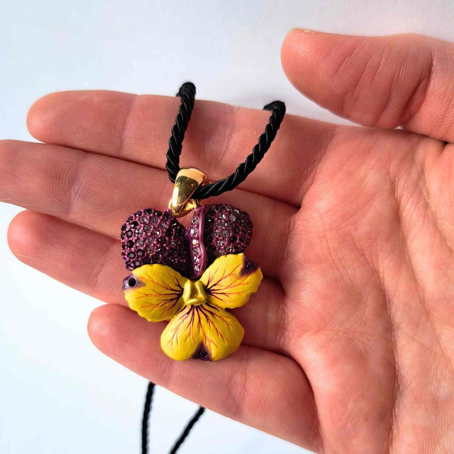Violet Flower Pendant (Small)