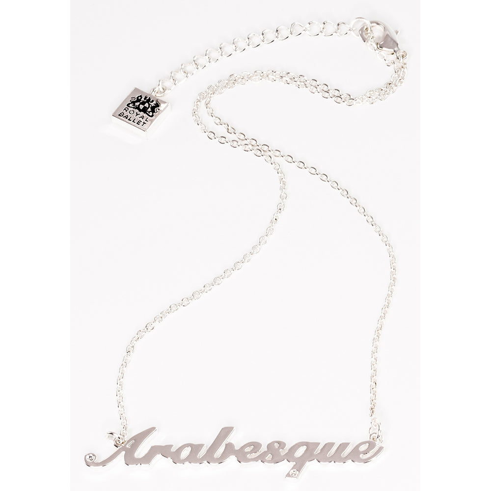 'Arabesque' Pendant Polished Silver Plated