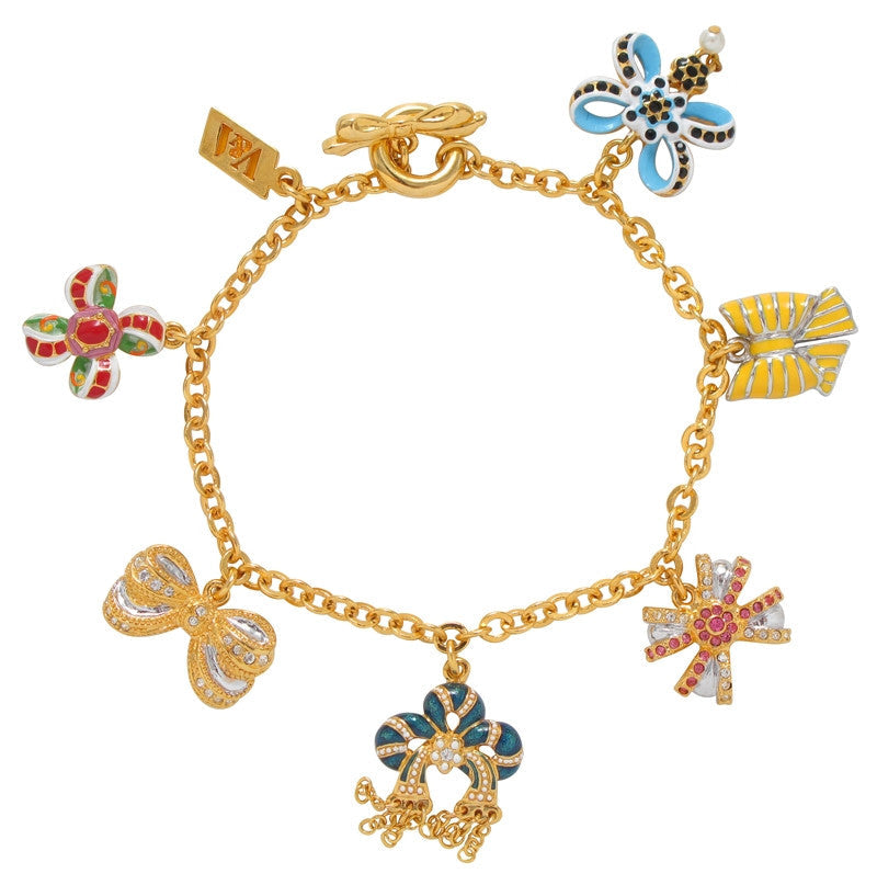 Bows Through-The-Ages Charm Bracelet