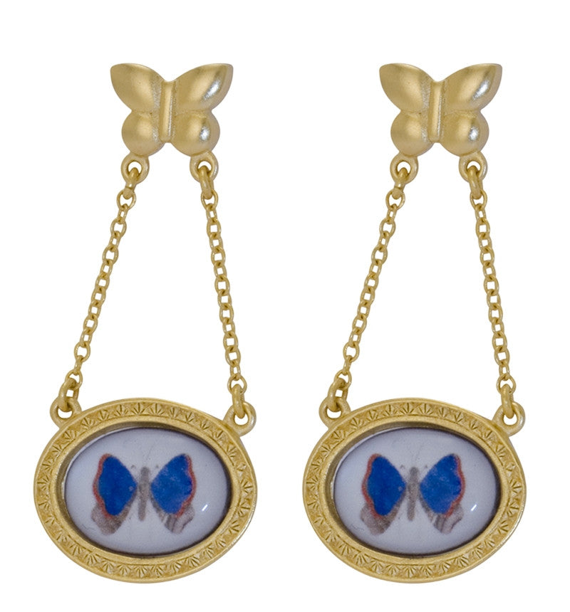 Butterfly Art Earrings