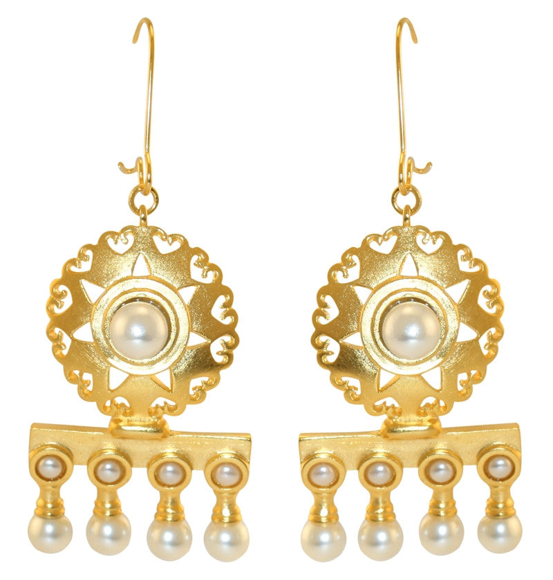 Castellani Byzantine Rosette Earrings