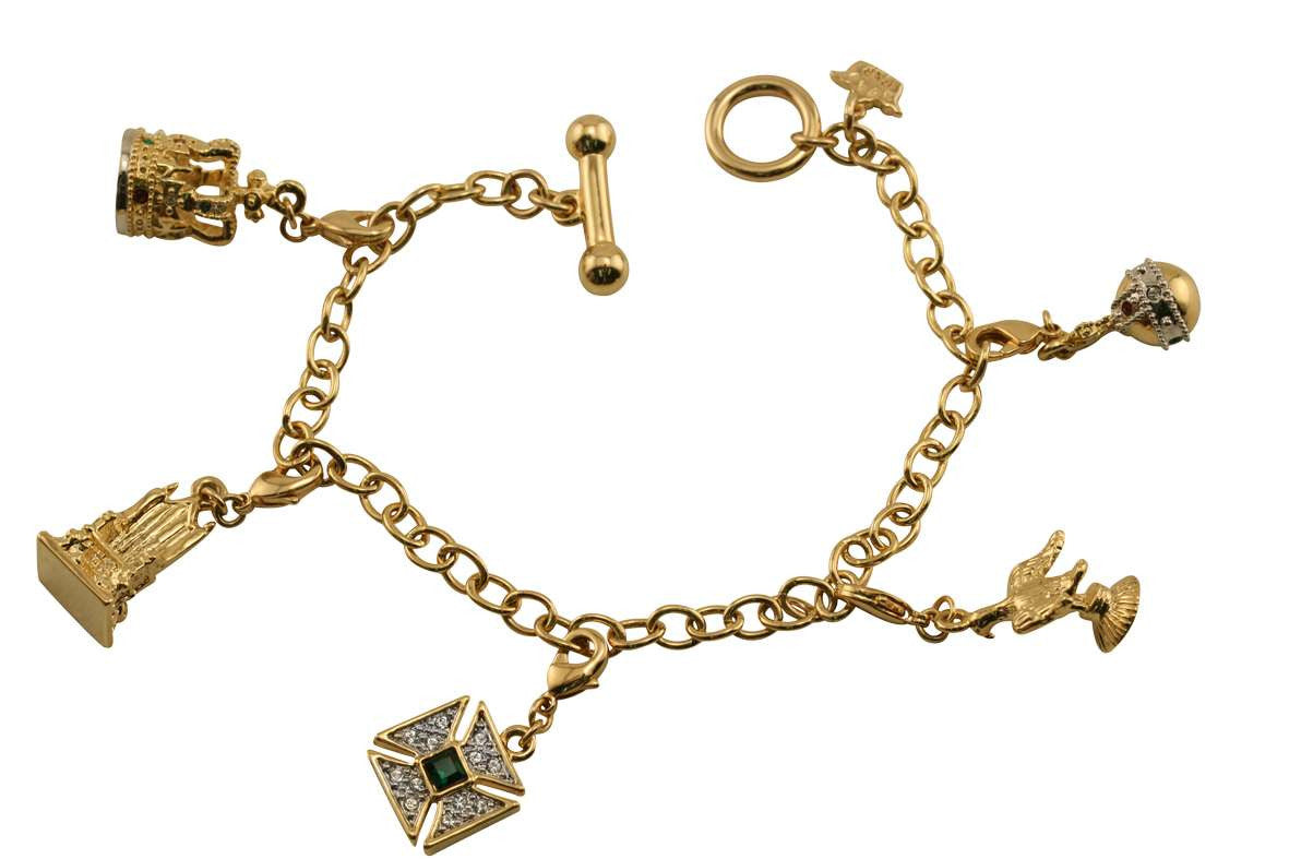 Coronation Regalia Charm Bracelet
