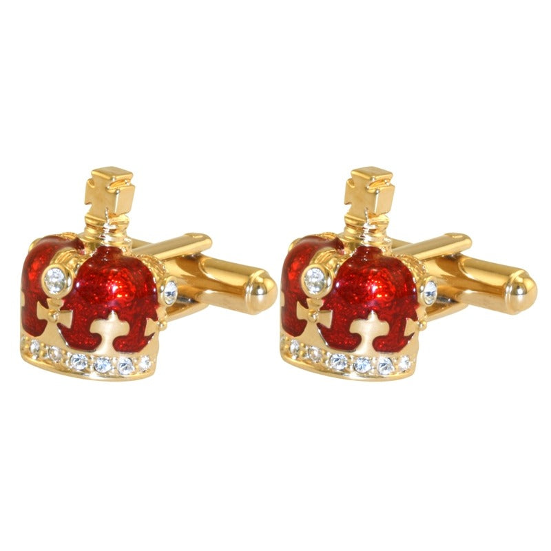Royal Crown - Cufflinks on a white background (photo 2)