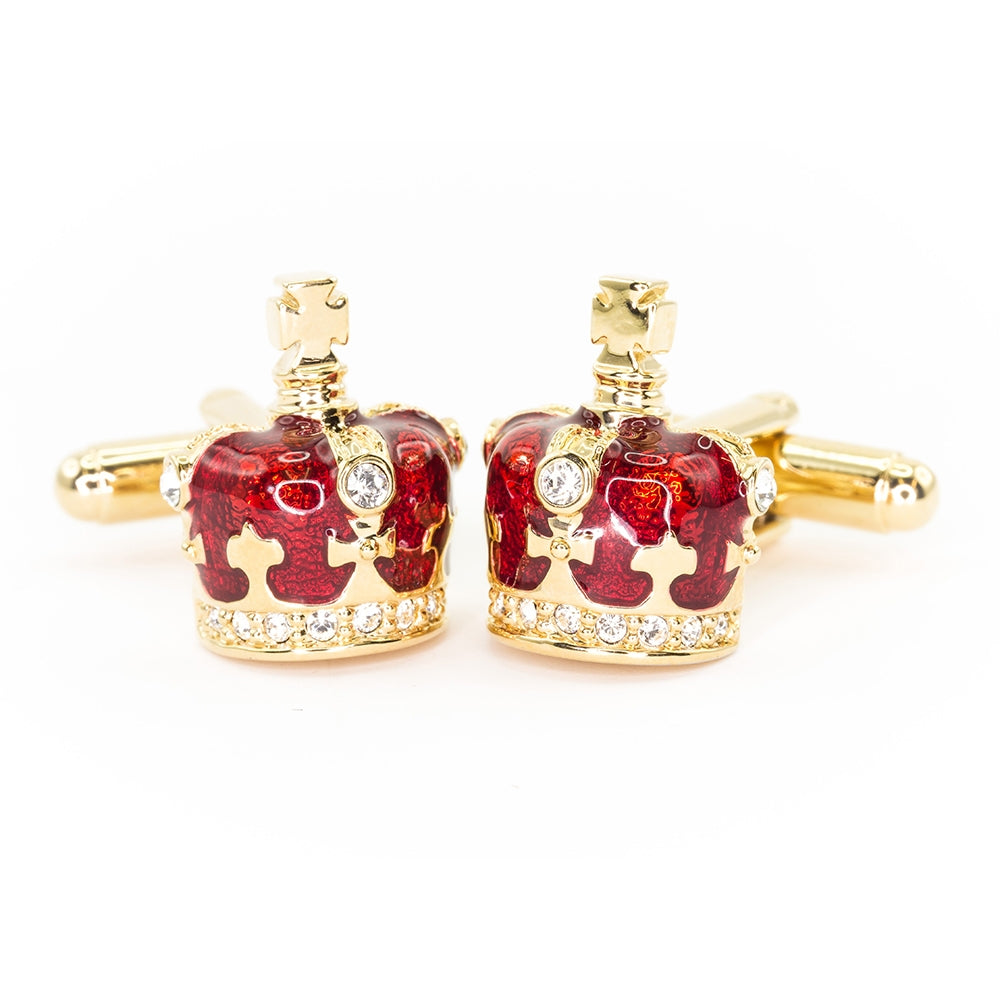Royal Crown - Cufflinks on a white background (photo 3)