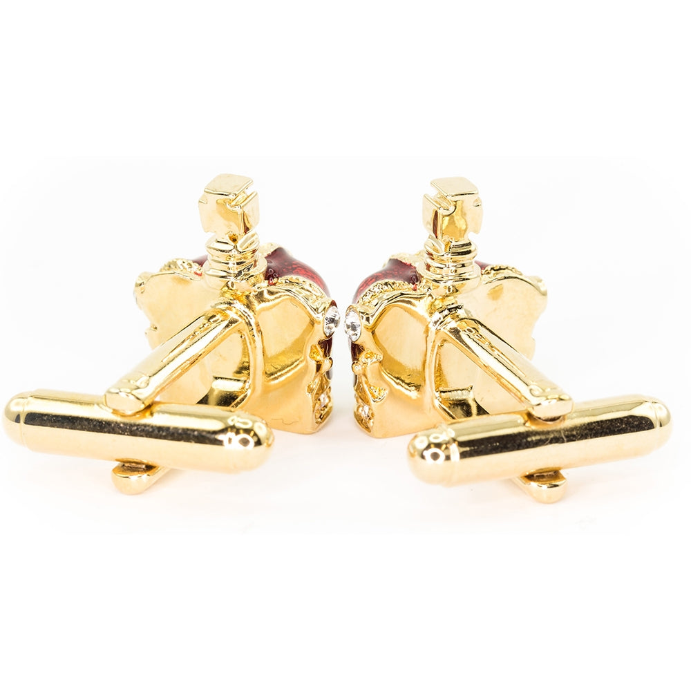 Royal Crown - Cufflinks on a white background (photo 4)