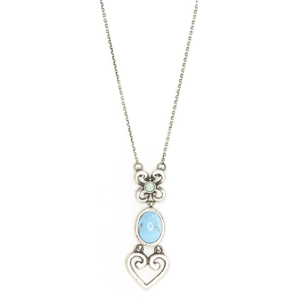 Crystal Love Azure Pendant - TimeLine Gifts