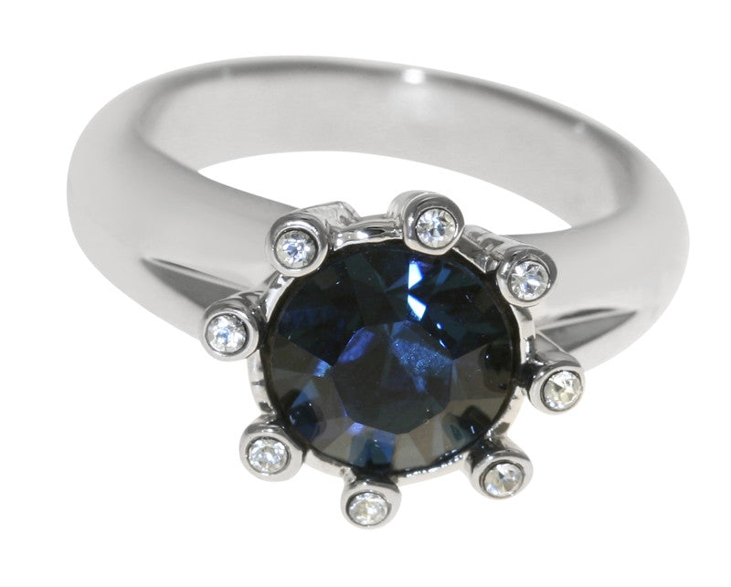 Eight-Star Sapphire Crystal Ring - TimeLine Gifts