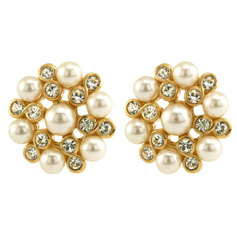 Doris Day Faux Pearl Earrings