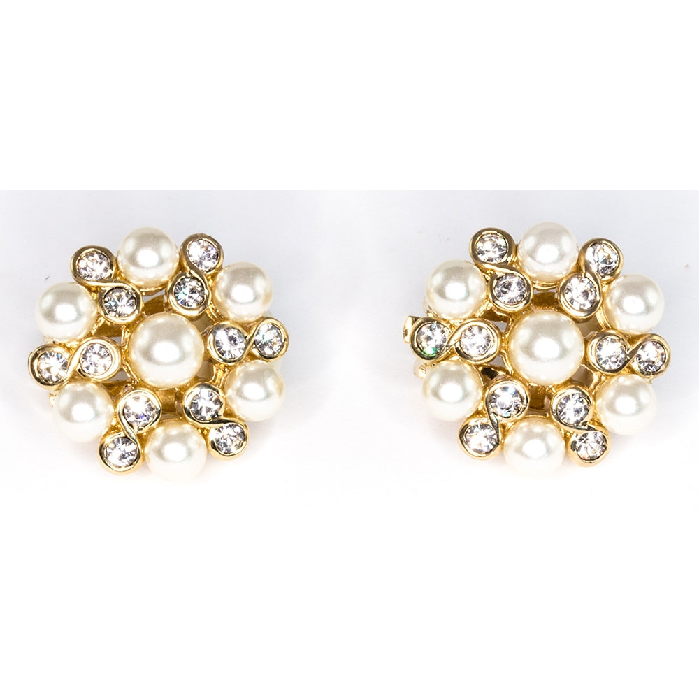 Doris Day Faux Pearl Earrings