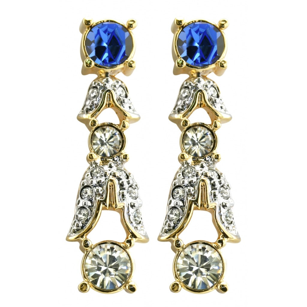 Empress Josephine of France - Sapphire Crystal Earrings