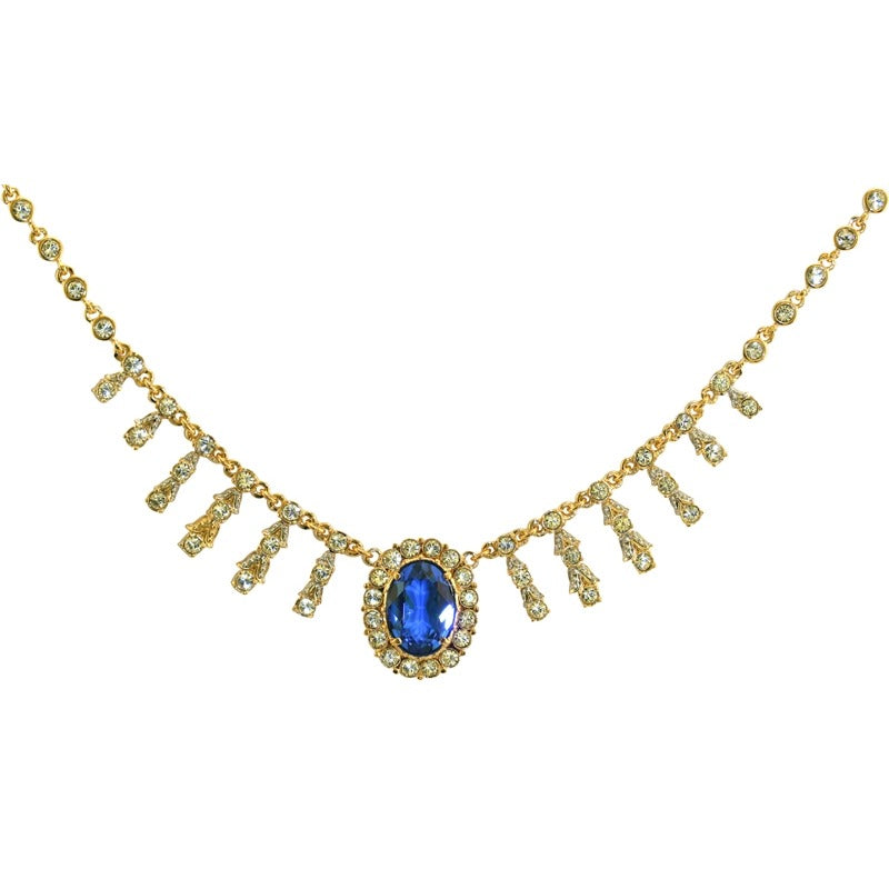 Empress Josephine of France - Sapphire Crystal Necklace
