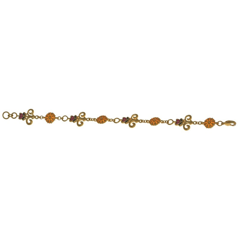 Gold-toned butterfly bracelet
