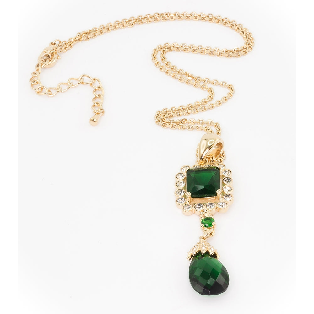 Grand Jewelled Vert Pendant