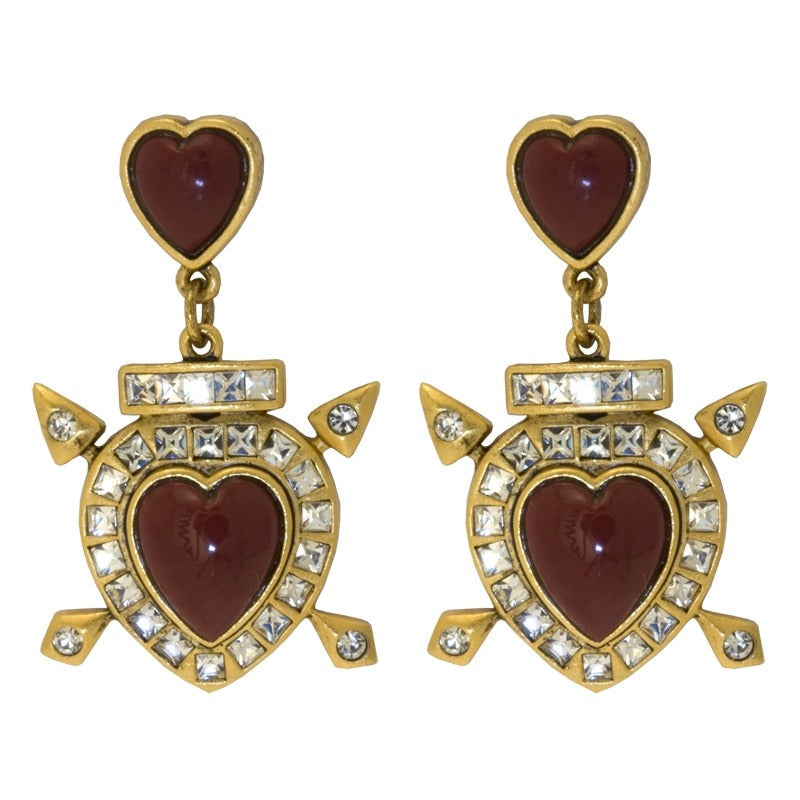Heart and Arrows Earrings