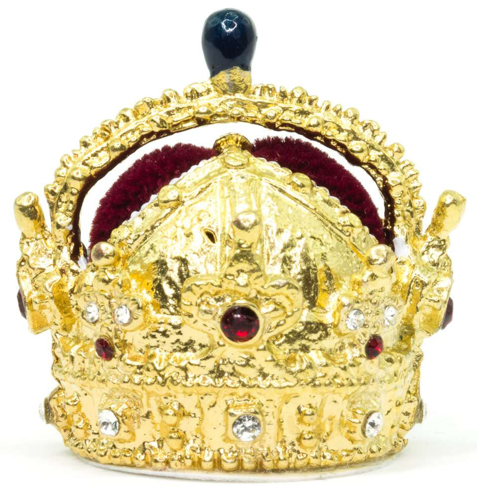 Miniature Crown - Austria on a white background.